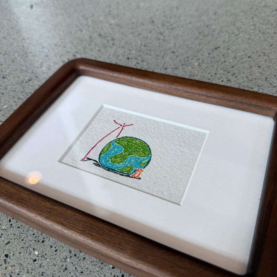 Weight of the World — Original drawing