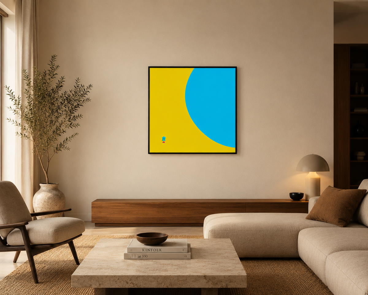 Are You Okay? — framed print — Archival matte print, 16 × 16
