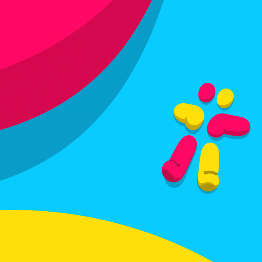 Ready or Not?! — CMYK colorway — framed print — Archival matte paper