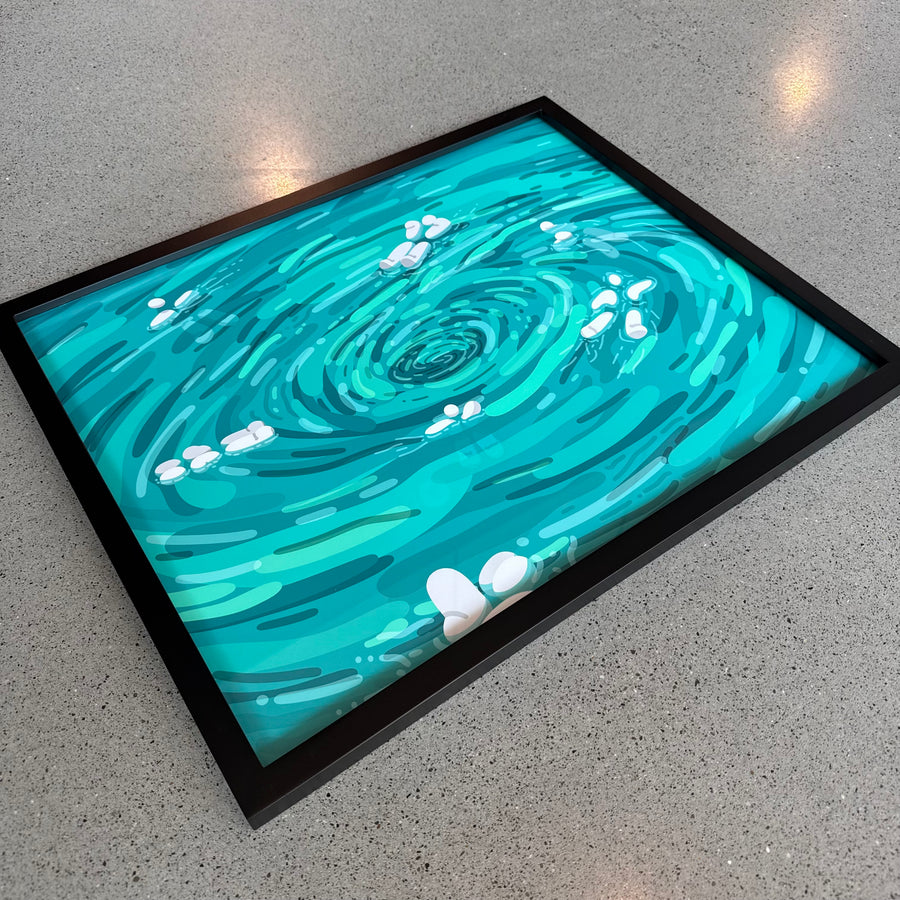 Swirly — Archival matte paper