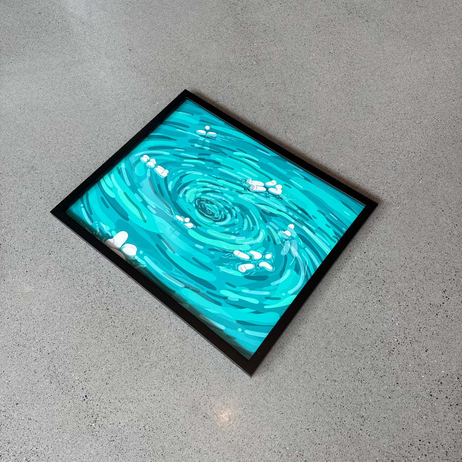 Swirly — Archival matte paper