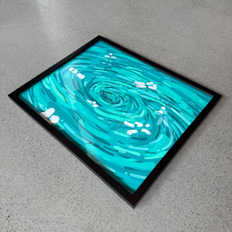 Swirly — Archival matte paper