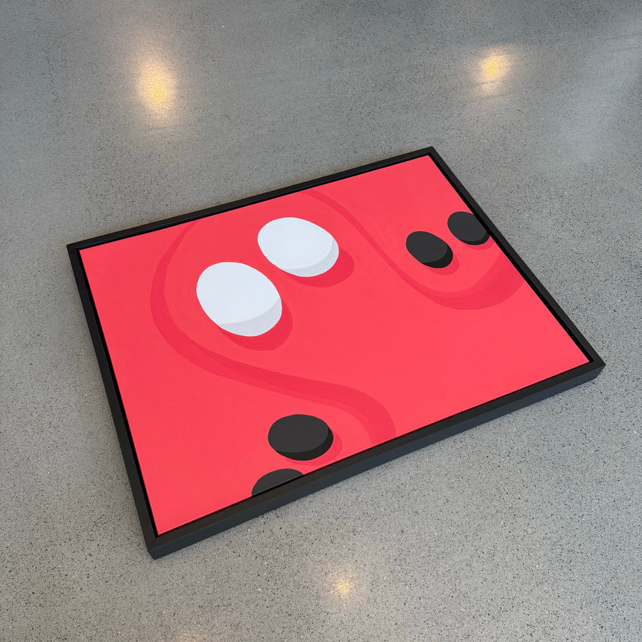 Hello Red O — Original painting
