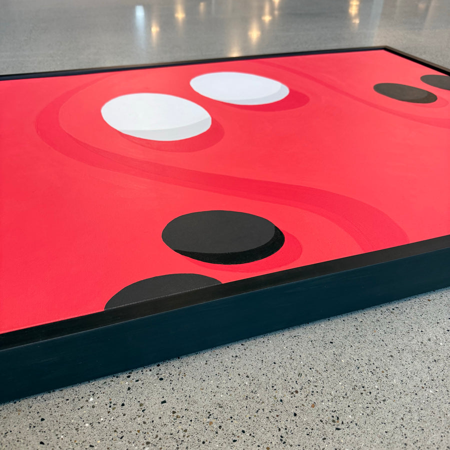 Hello Red O — Original painting