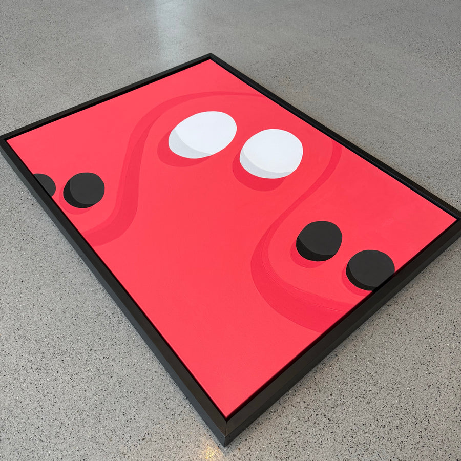Hello Red O — Original painting