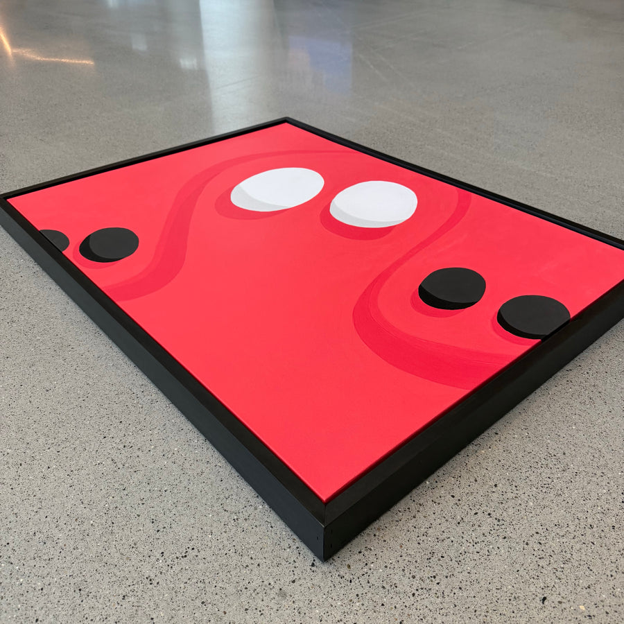 Hello Red O — Original painting