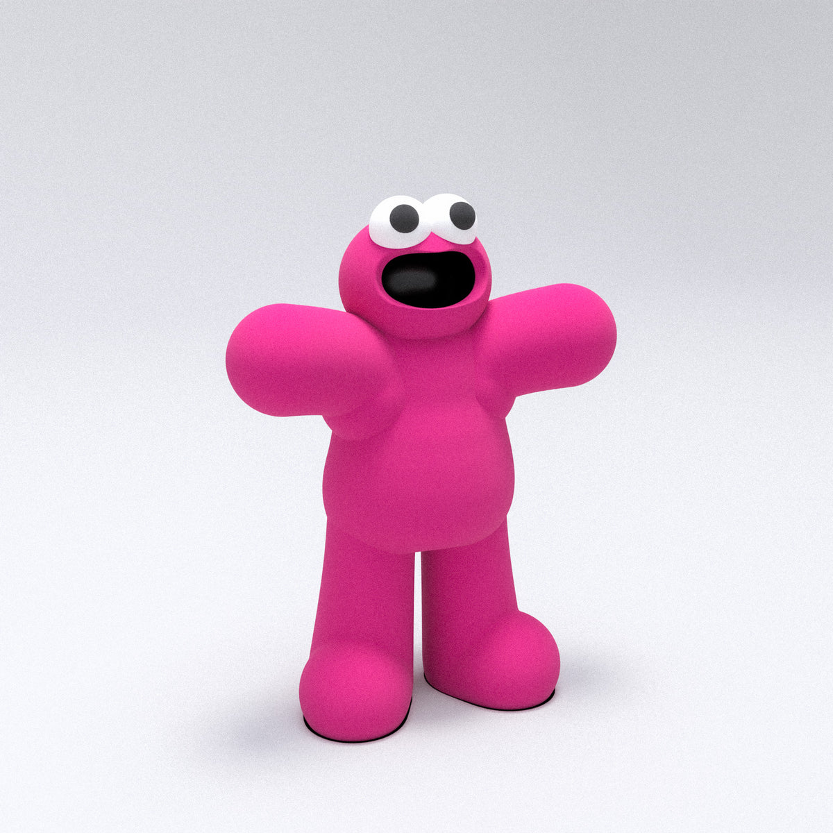 UMO — Huggies — Magenta colorway — 3D printed model, Magenta