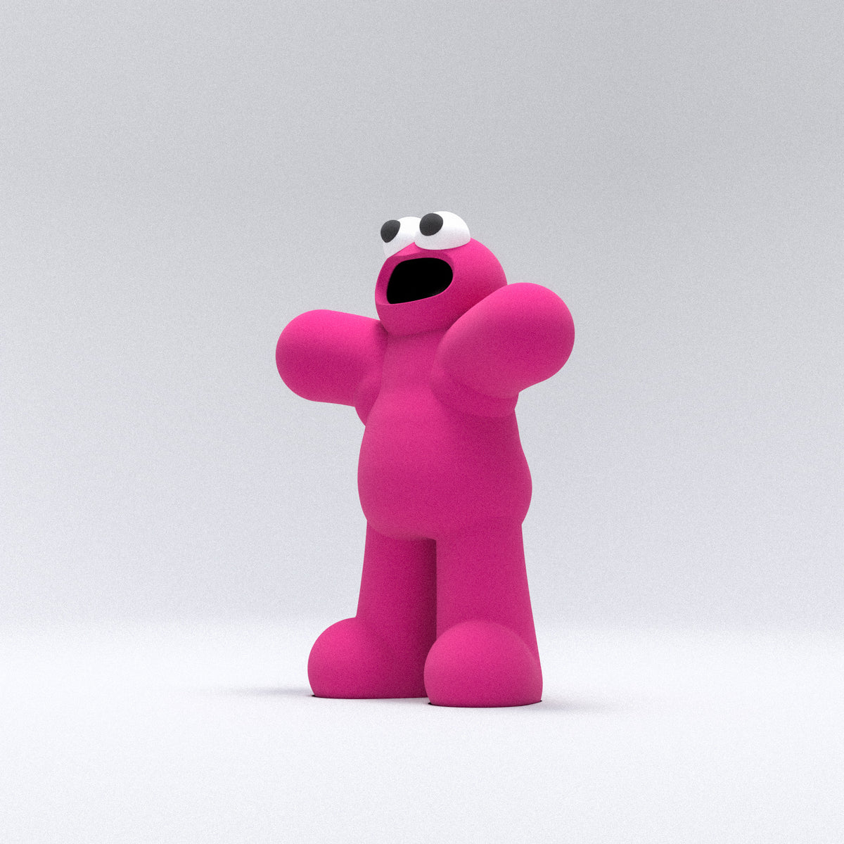 UMO — Huggies — Magenta colorway — 3D printed model, Magenta